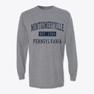 Montgomeryville Pennsylvania Classic Established Classic Long Sleeve T-Shirt
