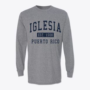 Iglesia Puerto Rico Classic Established Classic Long Sleeve T-Shirt