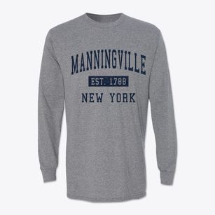 Manningville New York Classic Established Classic Long Sleeve T-Shirt