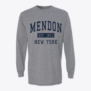 Mendon New York Classic Established Classic Long Sleeve T-Shirt