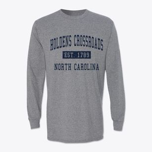 Holdens Crossroads North Carolina Classic Established Classic Long Sleeve T-Shirt