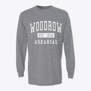 Woodrow Arkansas Classic Established Classic Long Sleeve T-Shirt