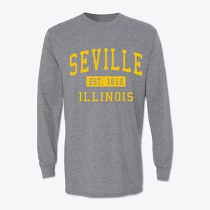 Seville Illinois Classic Established Classic Long Sleeve T-Shirt