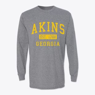 Akins Georgia Classic Established Classic Long Sleeve T-Shirt