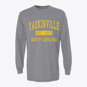 Yadkinville North Carolina Classic Established Classic Long Sleeve T-Shirt