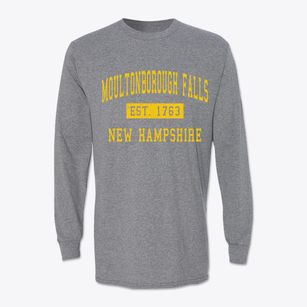 Moultonborough Falls New Hampshire Classic Established Classic Long Sleeve T-Shirt