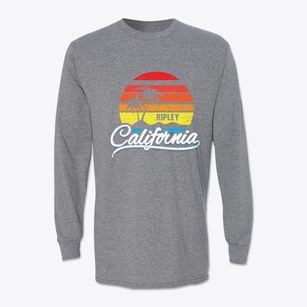 Ripley California Palm Tree Sunset Classic Long Sleeve T-Shirt