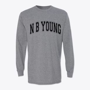 N B Young Middle Magnet School Varsity Arch Classic Long Sleeve T-Shirt