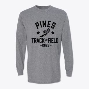 Pines Elementary School Track and Field Classic Long Sleeve T-Shirt