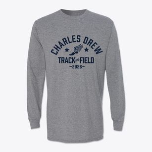 Charles Drew Elementary School Track and Field Classic Long Sleeve T-Shirt
