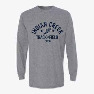 Indian Creek Elementary School Track and Field Classic Long Sleeve T-Shirt