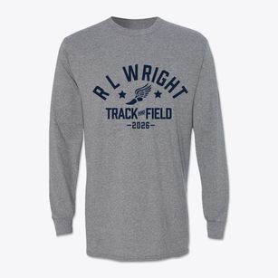 R L Wright Elementary School Track and Field Classic Long Sleeve T-Shirt
