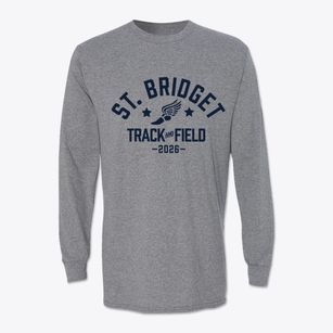 St Bridget Parish Track and Field Classic Long Sleeve T-Shirt