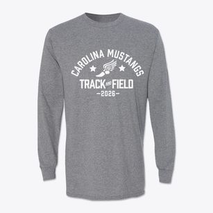 Carolina Mustangs Track and Field Classic Long Sleeve T-Shirt