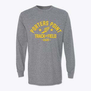 Porters Point School Track and Field Classic Long Sleeve T-Shirt