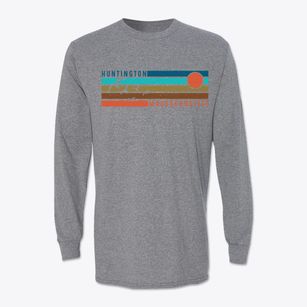 Huntington Massachusetts Blissful Sunset Classic Long Sleeve T-Shirt