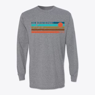 New Bloomington Ohio Blissful Sunset Classic Long Sleeve T-Shirt