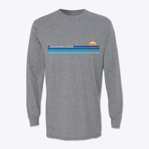 Panorama Park Iowa Water View Classic Long Sleeve T-Shirt