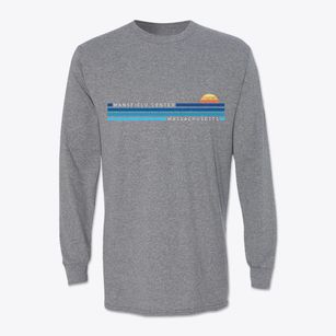 Mansfield Center Massachusetts Water View Classic Long Sleeve T-Shirt