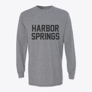Harbor Springs Michigan Classic Block Classic Long Sleeve T-Shirt