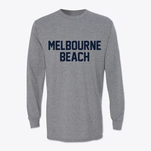 Melbourne Beach Florida Classic Block Classic Long Sleeve T-Shirt