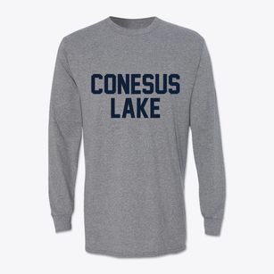 Conesus Lake New York Classic Block Classic Long Sleeve T-Shirt