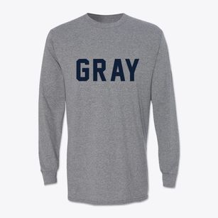 Gray Tennessee Classic Block Classic Long Sleeve T-Shirt