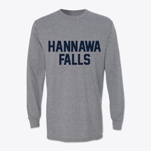 Hannawa Falls New York Classic Block Classic Long Sleeve T-Shirt