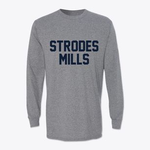 Strodes Mills Pennsylvania Classic Block Classic Long Sleeve T-Shirt