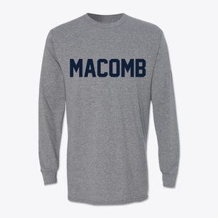 Macomb Illinois Classic Block Classic Long Sleeve T-Shirt