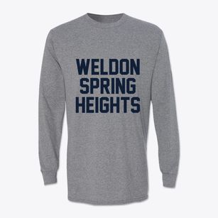 Weldon Spring Heights Missouri Classic Block Classic Long Sleeve T-Shirt