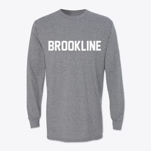 Brookline Massachusetts Classic Block Classic Long Sleeve T-Shirt