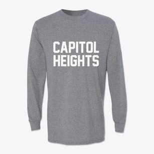 Capitol Heights Maryland Classic Block Classic Long Sleeve T-Shirt