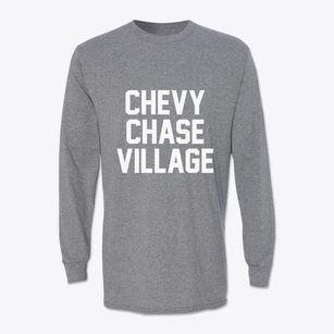 Chevy Chase Village Maryland Classic Block Classic Long Sleeve T-Shirt