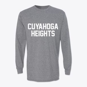 Cuyahoga Heights Ohio Classic Block Classic Long Sleeve T-Shirt