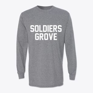 Soldiers Grove Wisconsin Classic Block Classic Long Sleeve T-Shirt
