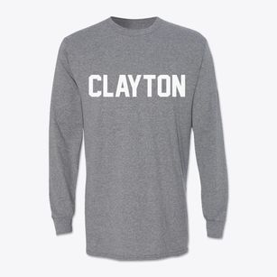 Clayton North Carolina Classic Block Classic Long Sleeve T-Shirt