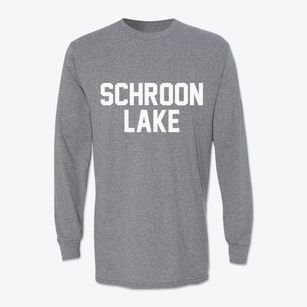 Schroon Lake New York Classic Block Classic Long Sleeve T-Shirt