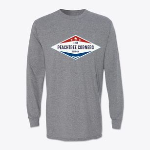 Peachtree Corners Georgia Diamond Star Classic Long Sleeve T-Shirt