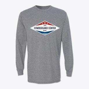 Cumberland Center Maine Diamond Star Classic Long Sleeve T-Shirt