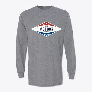 Mccook Illinois Diamond Star Classic Long Sleeve T-Shirt