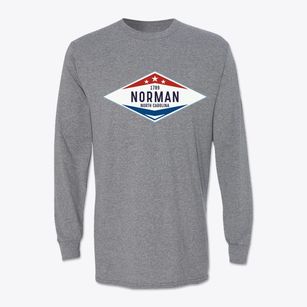 Norman North Carolina Diamond Star Classic Long Sleeve T-Shirt
