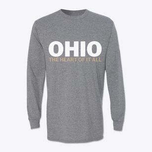  Ohio White and Gold Classic Long Sleeve T-Shirt