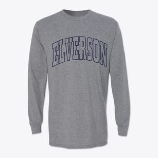 Elverson Pennsylvania Trendy Block Classic Long Sleeve T-Shirt