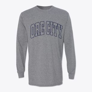 Ore City Texas Trendy Block Classic Long Sleeve T-Shirt