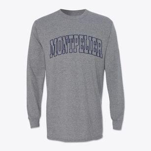 Montpelier Vermont Trendy Block Classic Long Sleeve T-Shirt