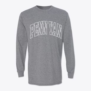 Penn Yan New York Trendy Block Classic Long Sleeve T-Shirt