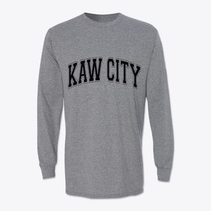 Kaw City Oklahoma Varsity Classic Long Sleeve T-Shirt