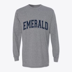 Emerald Wisconsin Varsity Classic Long Sleeve T-Shirt
