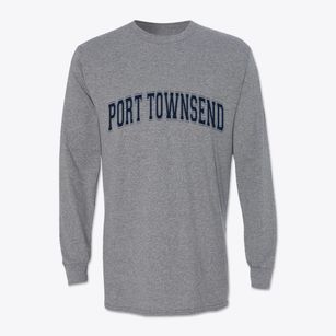Port Townsend Washington Varsity Classic Long Sleeve T-Shirt